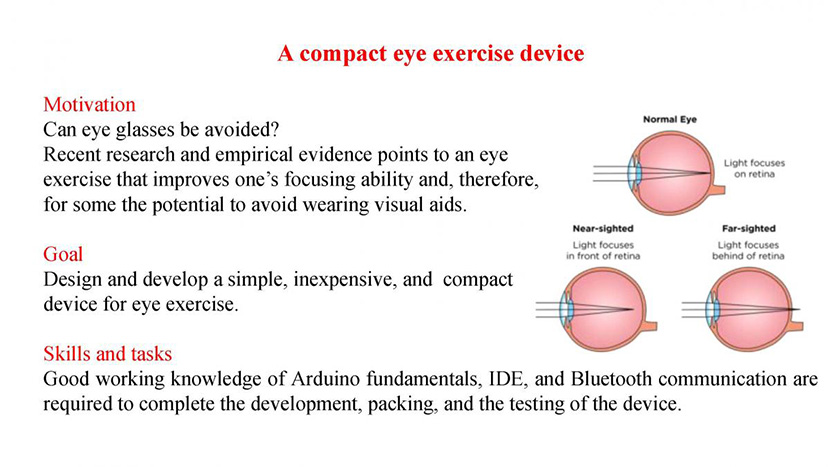 A Compact Eye Exercise Device