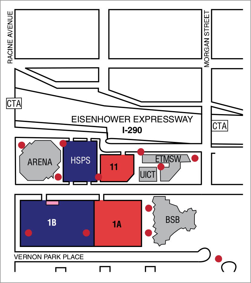 Credit Union 1 Arena Parking Map