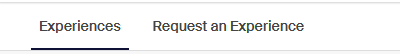 request an experience